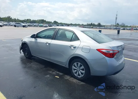 2016 Toyota Corolla Le из США, поврежденный, VIN 2T1BURHE0GC683786